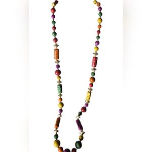 Multicolor Beaded Women’s Necklace - Vibrant Colorful Style